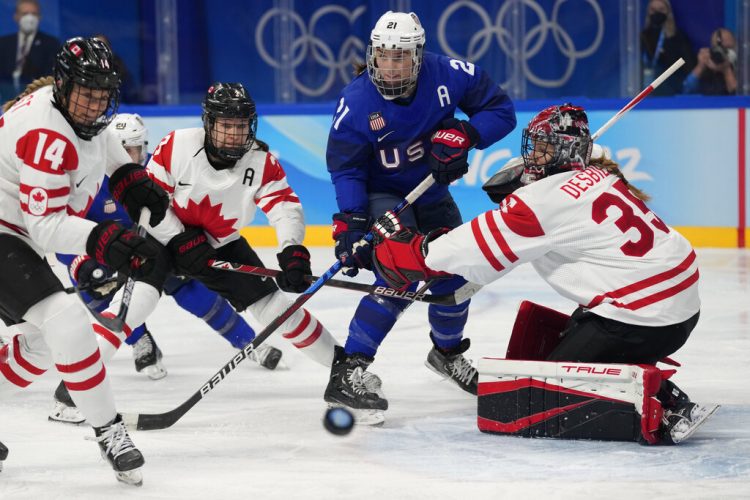Canada surges to 4-2 win over US in Olympic women's hockey